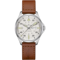 Khaki Aviation Pilot Day Date Auto 3