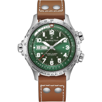 Khaki Aviation X-Wind Day Date Auto 1