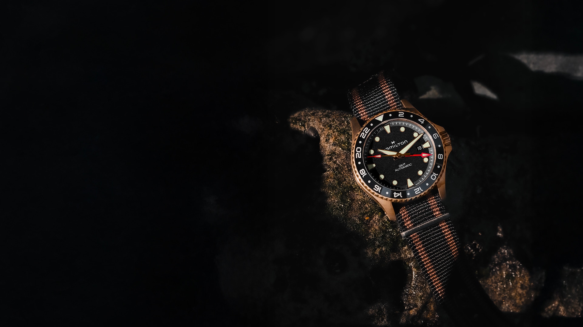 KHAKI NAVY SCUBA GMT BRONZE